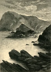Ilfracombe - Vista dalle rocce alla base del Capstone, 1898