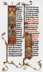 Lettere illuminate, fine XIII secolo