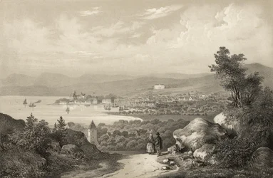 Illustrazione tratta dal libro La Norvegia rappresentata in disegni di Asbjørnsen, P.Chr. e pubblicato da Chr. Tønsberg (no, 1848)