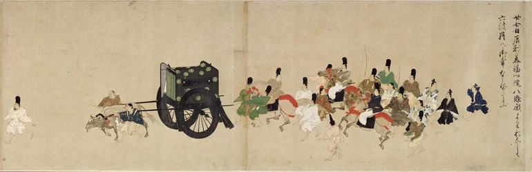 Racconto illustrato della guerra civile di Heiji La visita imperiale a Rokuhara 5 rotoli, 13° secolo