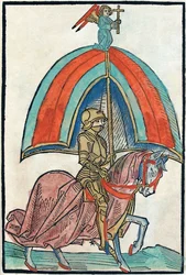 Illustrazione dalla cronaca illustrata di Richental, 1480s