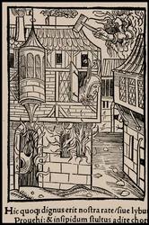 Illustrazione per il libro La nave dei folli di Sebastian Brant, 1497