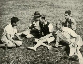 In campo a Southwold, Suffolk: Una chiacchierata amichevole, 1937