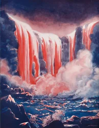 Nella terra del fuoco eterno, 1935