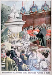 Inaugurazione della statua di Louis Pasteur, Parigi, 1904