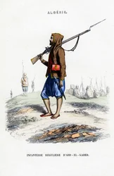 Fanteria di Abd-el-Kader, Algeria