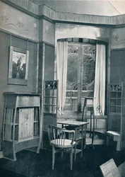 Interno. Decorato da M. Niedermoser, c1900