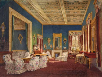 Interno nella Casa Padronale dei Talyzin a Denezhnikovo