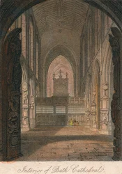 Interno della Cattedrale di Bath