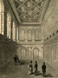 Interno della Haberdashers Hall, 1876