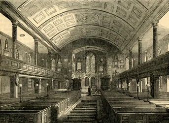 Interno della Chiesa di Kensington, 1850, c1876