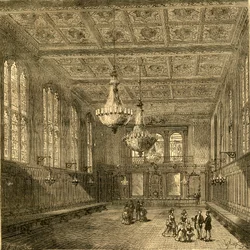 Interno della Merchant Taylors Hall, 1897