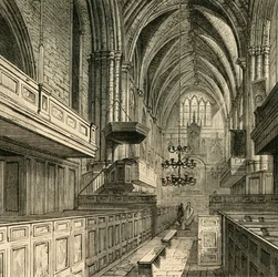 Interno della Chiesa di San Salvatore, c1878