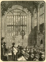 Interno della cappella, 1898