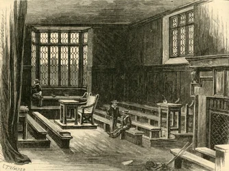 Interno della vecchia aula, 1898