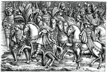 Intervista tra Francesco I e Enrico VIII, sul Campo del Drappo d