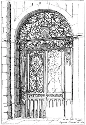 Cancelli di ferro All Souls, Oxford, 1899