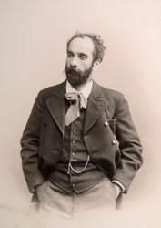 Isaak Levitan, artista russo, c1880-c1890