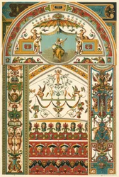 Soffitto e pittura murale del Rinascimento italiano, 1898