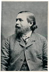 James Aumonier, pittore paesaggista inglese, c1900