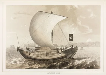 Giunca giapponese (Jonque), c 1853-1856