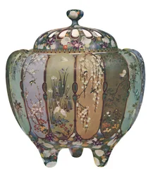 Bruciatore di incenso giapponese - Cloisonné, 1914