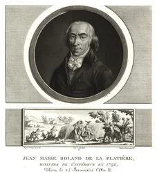 Jean Marie Roland de la Platiere, Ministro dell