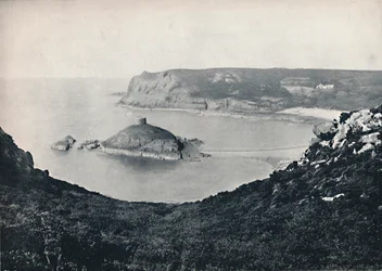 Jersey - Baia di Portelet e Isola di Janvrin, 1895