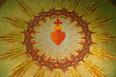 Sacro cuore di Gesù. Cappella delle apparizioni, Paray-le-Monial, Francia