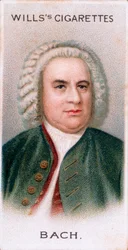 Johann Sebastian Bach 1685-1750, compositore e organista tedesco, 1912