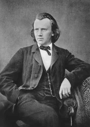 Johannes Brahms, compositore e pianista tedesco