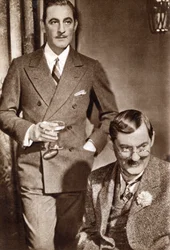 John Barrymore e Lionel Barrymore, attori americani