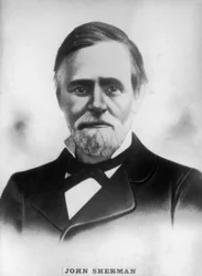 John Sherman 1823-1900, rappresentante e senatore repubblicano americano durante la guerra civile, c1910