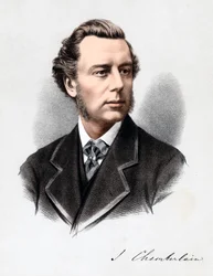 Joseph Chamberlain, politico britannico, c1880