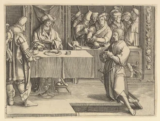 Giuseppe interpreta i sogni del Faraone copia, 1640-70