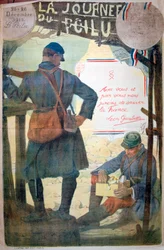 Journée du Poilu 25 et 26 Décembre 1915, manifesto francese della Prima Guerra Mondiale