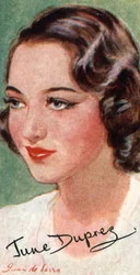 June Duprez, 1918-1984, attrice cinematografica britannica, 20º secolo