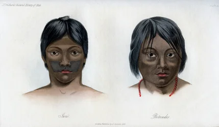 Juri e Botocudos, della nazione brasilio-guaraní, 1848