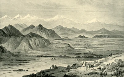 Kabul, vista a nord dalla collina sopra il campo britannico a Beni Hissar, 8 ottobre 1879, 1901