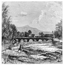 Fiume Kabul, Afghanistan, 1895