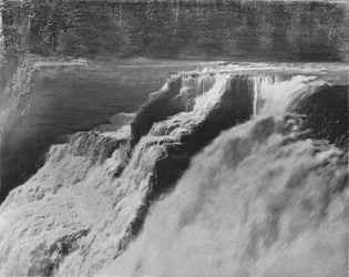 Cascate Kakabeka, Lago Superiore, Canada, c1900