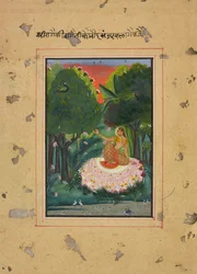 Kamod Ragini, foglio da un Ragamala