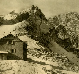 Karlsbaderhütte, Dolomiti di Lienz, Austria, c1935