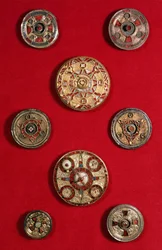Spille circolari ingioiellate del Kent, anglosassoni, c.600-650