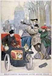 Rapimento di una giovane donna a Parigi, 1902