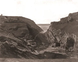 Castello di Re Artù, Tintagel, Cornovaglia, 1894