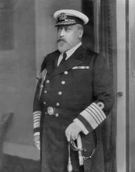 Re Edoardo VII, come un velista, 1910