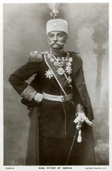 Re Pietro I di Serbia, c1903-c1918