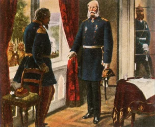 Re Guglielmo e Imperatore Napoleone dopo la Battaglia di Sedan, 2 settembre 1870