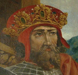 Re Wladyslaw II. Jagiello (dettaglio), ca 1530